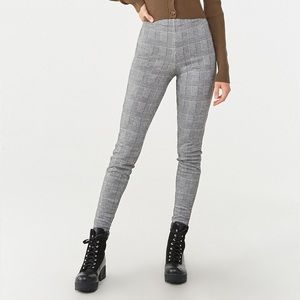 Forever 21 Glen Plaid Leggings